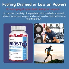 Boost Energy Gummies Supports Strength Endurance Promote Muscle Health 60 Pills
