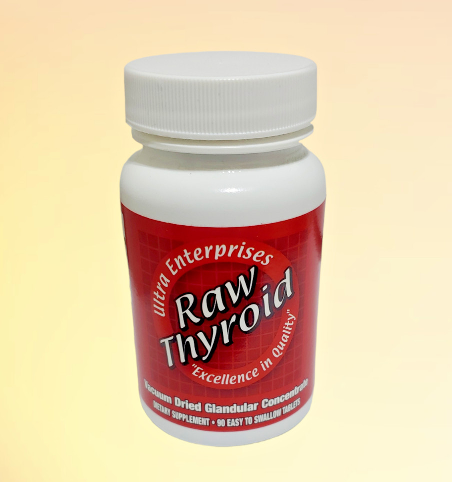 Ultra Glandulars Raw Thyroid – 90 Tablets