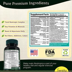 Ginseng Powder Focus Memory Support | Best Supplement Capsules FREE SHIP