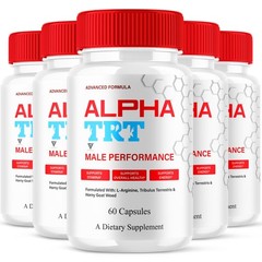 (5 Pack) Alpha TRT Performance Capsules, AlphaTRT Advanced Pills (300 Capsules)