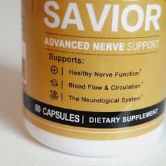 Nerve Savior Advanced Nerve Support 30 Day Supply 60 Capsules EXP 7/11/2026