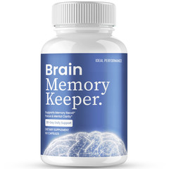 Brain Memory Keeper Capsules, Brain Supplements for Memory and Focus (1 Pack)