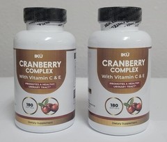 Cranberry Complex with Vitamin C & E- (Two Pack) – 360 Soft gels