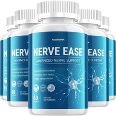 (5 Pack) Nerve Ease Capsules – NerveEase Pills Natural Ingredients Nootropic