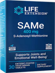 Life Extension SAMe 400 MG 30 TABLETS BLISTER PACK 2176