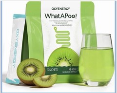 Oxyenergy WhatAPoo! Psyllium Husk + Kiwi Digestive Support Powder 30 Sachets