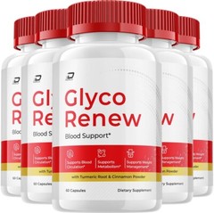(5 Pack) Glyco Renew Blood Support Capsules – GlycoRenew Advanced Supplement…