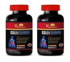 Cleansing Formula – COLON CLEANSE COMPLEX – Healthy Lifestyle 2 Bottles 120 Caps