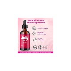 Valdivia JellyBurn Liquid Drops 2 Pack Dietary Supplement Made in USA