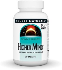 SOURCE NATURALS Higher Mind – 30 Tablets (expires 11/2026)