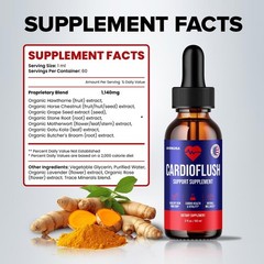 (1 Pack) CardioFlush Liquid Drops – Cardio Flush Extra Strength Natural Blend