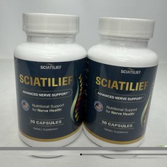 2 SCIATILIEF Advanced Nerve Support 30 Capsules Supports Nerve Health Exp:03/27
