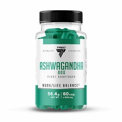 TREC NUTRITION ASHWAGANDHA 800 Immune & Libido Support – Fight Anxiety & Stress