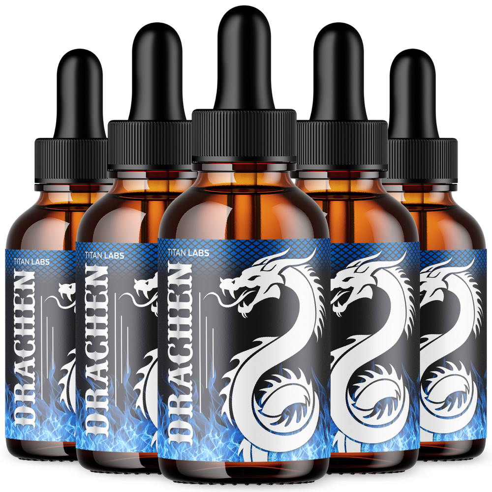 (5 Pack) Drachen Advanced Blood Support Drops Vitamin Supplement 150 Servings