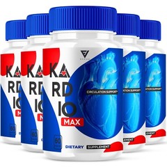 (5 Pack) Kardio Max Capsules, Kardio Max Glycogen Support Formula (300 Capsules)