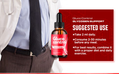 (5 Pack) Gluco Control Blood Support Drops Advanced Vitamin Supplement 2ML