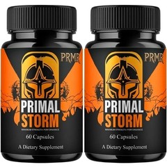 (2 pack) Primal Storm Performance Support, PrimalStorm Capsules – (120 Capsules)