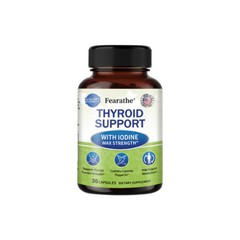 Advanced Thyroid Support Supplement with Iodine Capsules Free Shipping