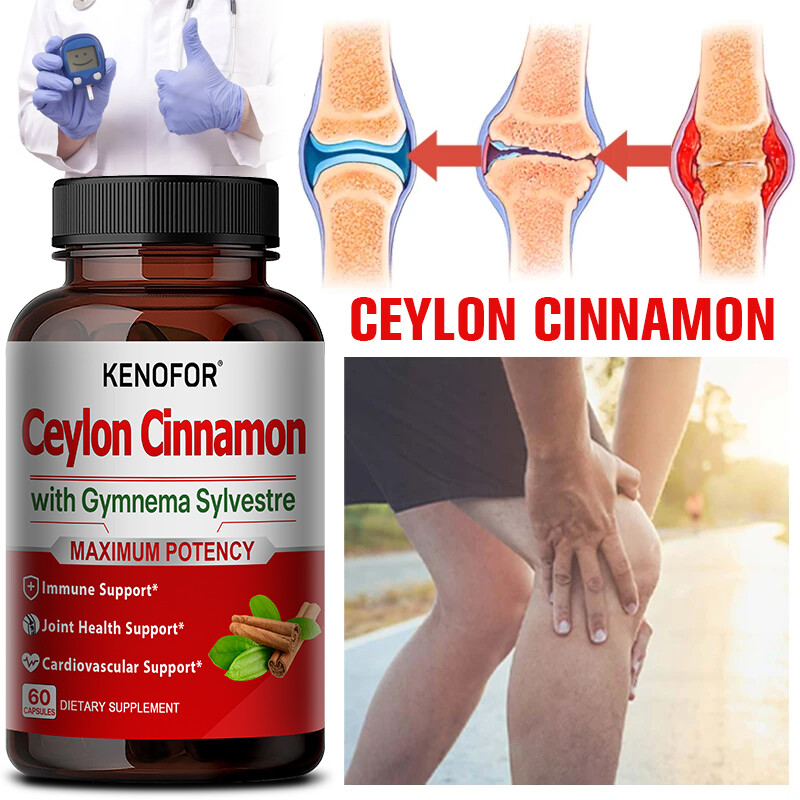 Ceylon Cinnamon Complex for Blood Sugar, Cardiovascular & Joint Health, 120 Caps